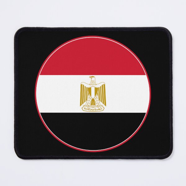 Item preview, Egypt Flag Circle Golden Eagle Design designed and sold by NTGUILTY.