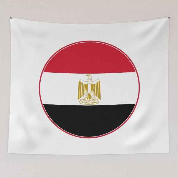 Item preview, Egypt Flag Circle Golden Eagle Design designed and sold by NTGUILTY.