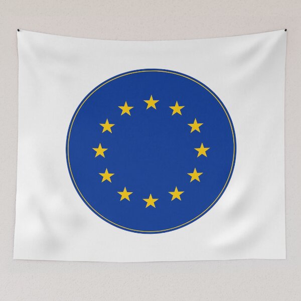 Item preview, European Union Flag Circle Twelve Stars Design designed and sold by NTGUILTY.