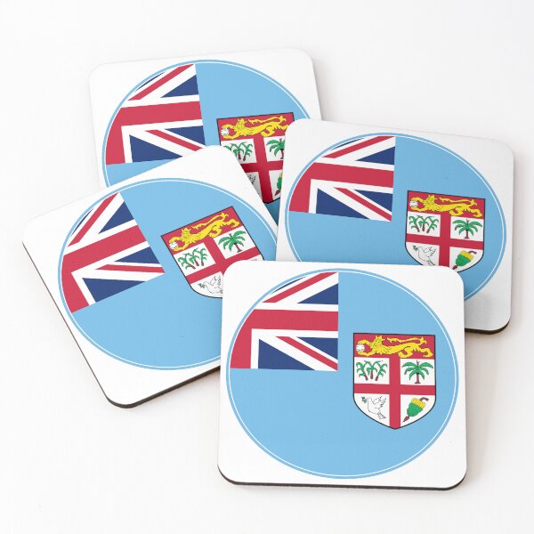 Item preview, Fiji Flag Circle Blue Ensign Coat of Arms designed and sold by NTGUILTY.