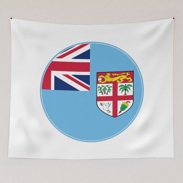 Item preview, Fiji Flag Circle Blue Ensign Coat of Arms designed and sold by NTGUILTY.