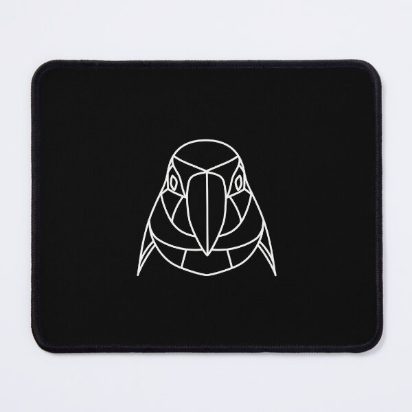 Item preview, Minimalist Geometric Parrot Portrait Art designed and sold by Scrip-thread.