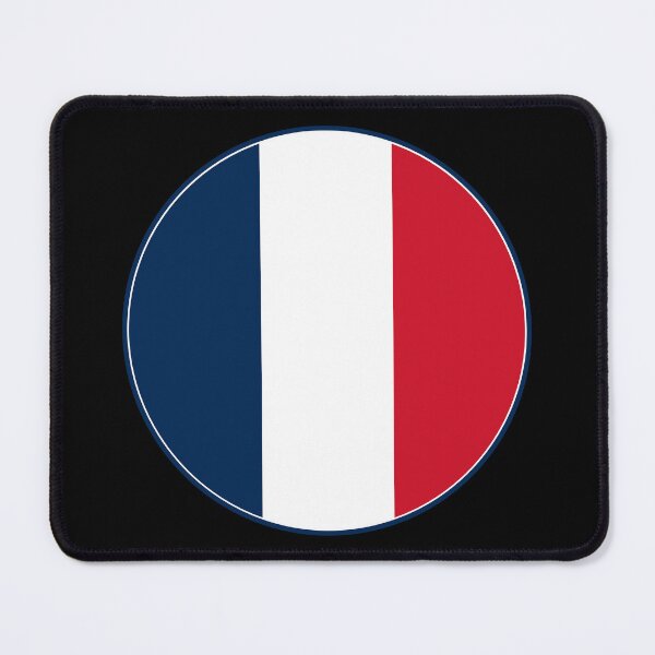 Item preview, France Flag Circle Blue White Red Tricolor designed and sold by NTGUILTY.