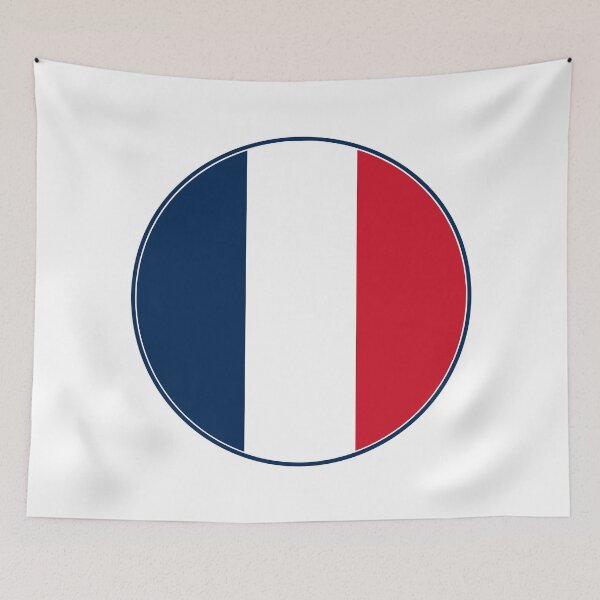 Item preview, France Flag Circle Blue White Red Tricolor designed and sold by NTGUILTY.