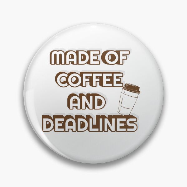 Item preview, Gemacht aus Kaffee und Deadlines – Lustiges Büro & Studenten Design designed and sold by giraffteee.