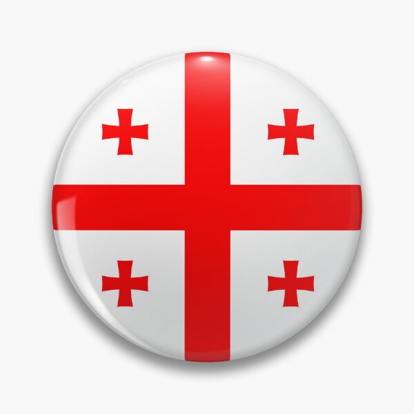Item preview, Georgia Flag Circle Five Crosses Design designed and sold by NTGUILTY.