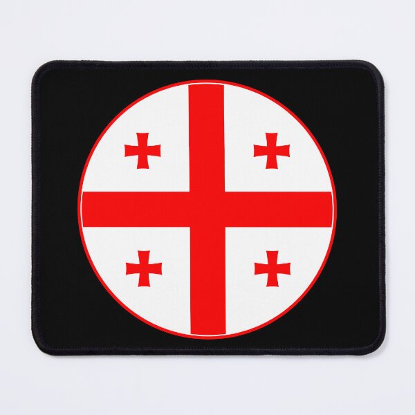 Item preview, Georgia Flag Circle Five Crosses Design designed and sold by NTGUILTY.