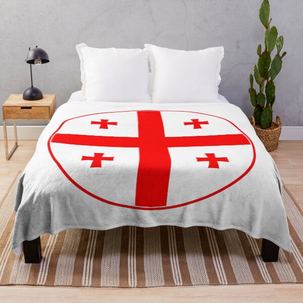 Item preview, Georgia Flag Circle Five Crosses Design designed and sold by NTGUILTY.