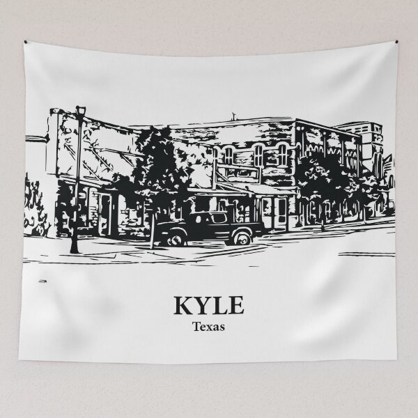 Item preview, Kyle - Texas designed and sold by Lakeric Cityscapes.