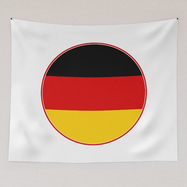 Item preview, Germany Flag Circle Black Red Gold Design designed and sold by NTGUILTY.