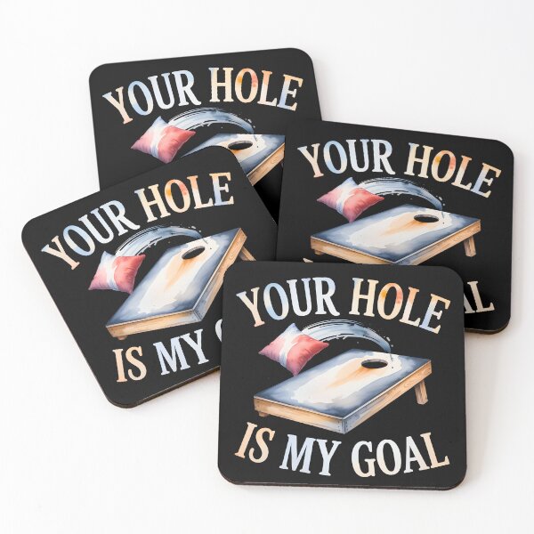 Item preview, Funny Cornhole Game Gift - “Your Hole Is My Goal” Humor Gift for Bean Bag Toss Lovers, Backyard Party, Team Corn Player Present, Friends & Family Game Night Fun designed and sold by SlocifieShop.
