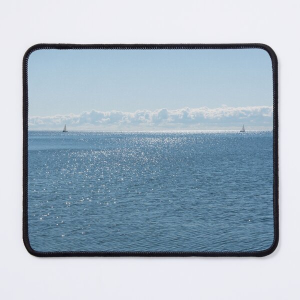 Item preview, Bluewater Sailboats on a Tranquil Sunlit Sea designed and sold by Georgia Mizuleva.