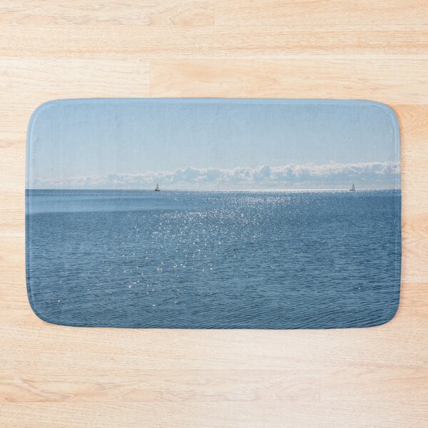 Item preview, Bluewater Sailboats on a Tranquil Sunlit Sea designed and sold by Georgia Mizuleva.