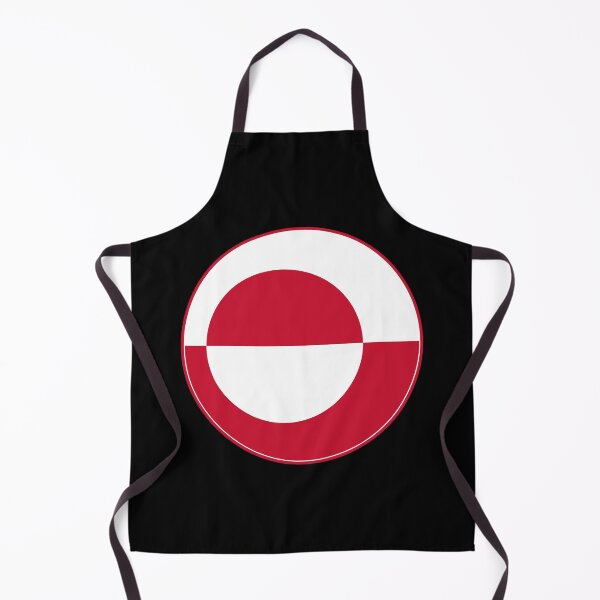 Item preview, Greenland Flag Circle Red White Sun Design designed and sold by NTGUILTY.