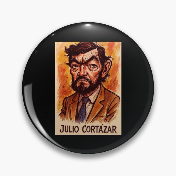Item preview, Julio Cortazar Caricature designed and sold by Sarcastic designs.
