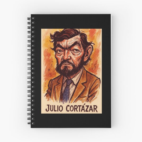 Item preview, Julio Cortazar Caricature designed and sold by Sarcastic designs.