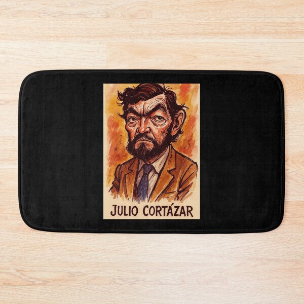 Item preview, Julio Cortazar Caricature designed and sold by Sarcastic designs.