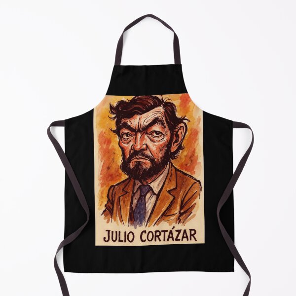 Item preview, Julio Cortazar Caricature designed and sold by Sarcastic designs.