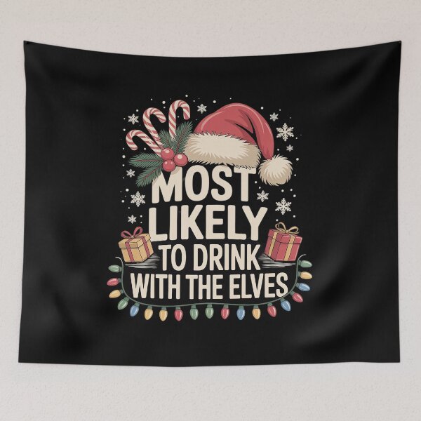Item preview, Christmas Xmas Funny Joke Drink designed and sold by HaileyRobel.