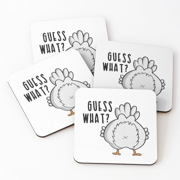 Item preview, “guess what? chicken butt.” design designed and sold by pnkrose.