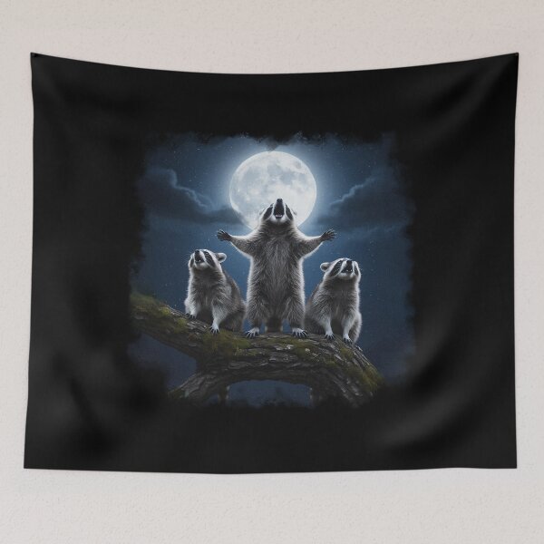 Item preview, Singing Raccoons designed and sold by BlendArts.