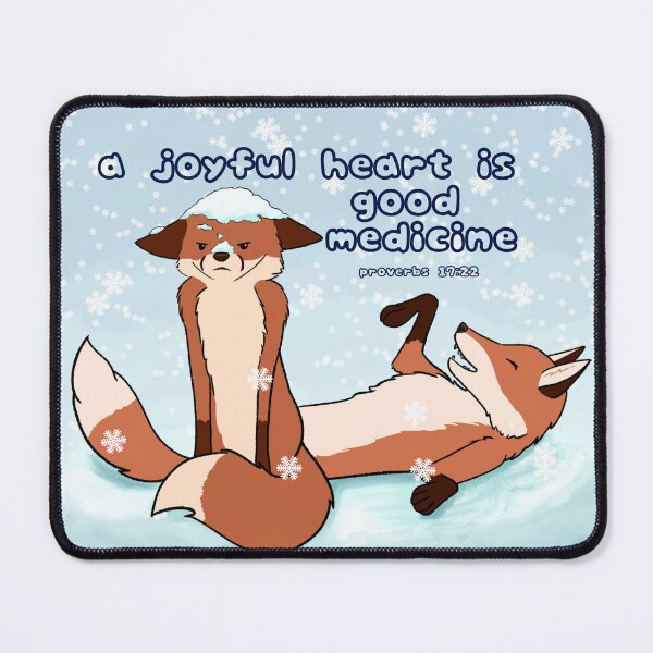 Item preview, Fox joyful heart designed and sold by UnintelligibleSpeaker_chey.