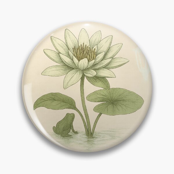 Item preview, Flora of the Enchanted Kingdom – Water Lily Botanical Art--Tiana Inspired designed and sold by Zippitydodads.