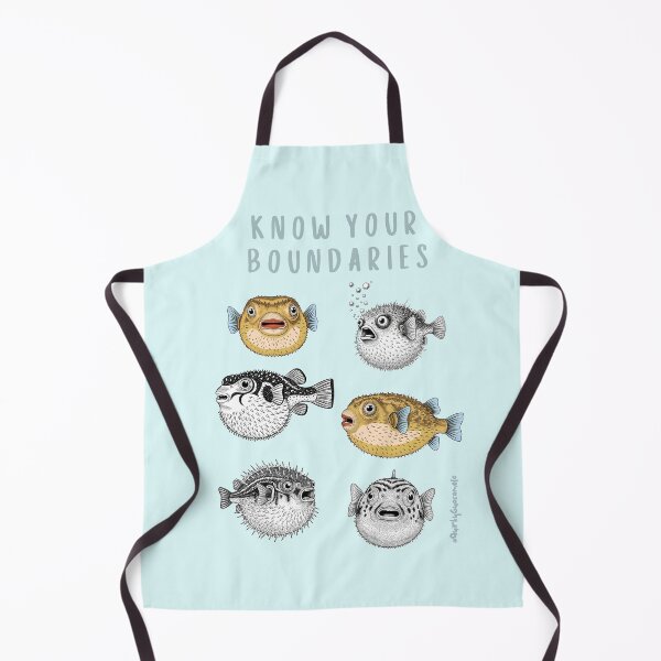 Item preview, Know Your Boundaries | Pufferfish designed and sold by QuirkyGuacamole.