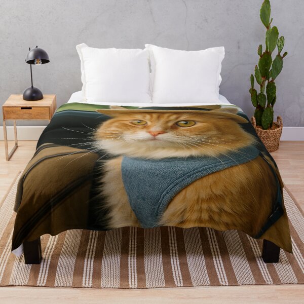 Item preview, Ginger Cat in Hat on Car Trip designed and sold by SassyArtistry.