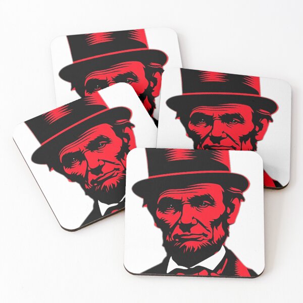 Item preview, honest abe in red designed and sold by NCNGDESIGN.
