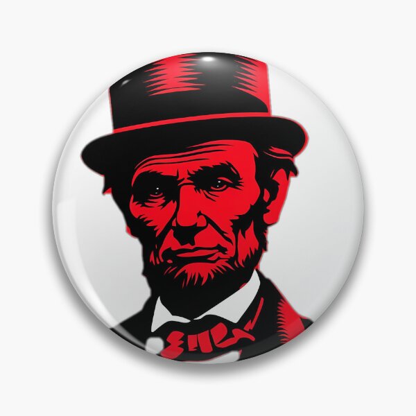 Item preview, honest abe in red designed and sold by NCNGDESIGN.