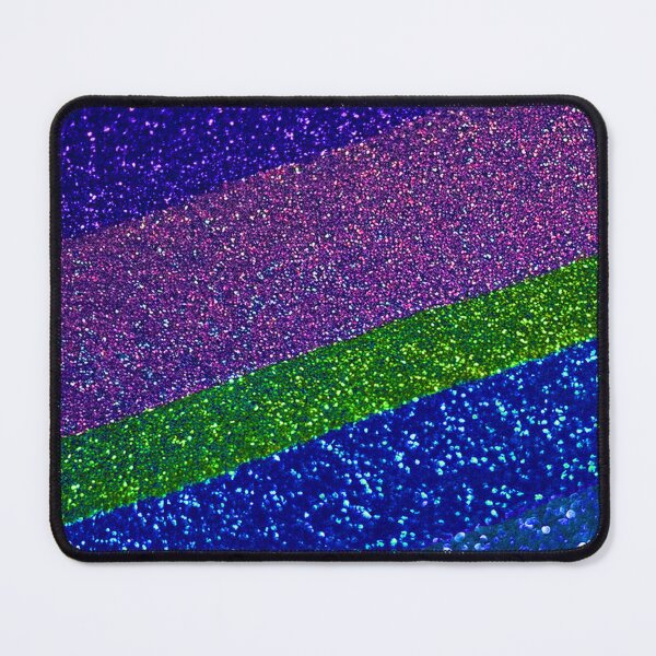 Item preview, Diagonal Striped Glitter in Blue, Pink, Green designed and sold by SassyArtistry.