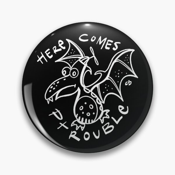 Item preview, Here Comes Ptrouble (black) designed and sold by clarissebarbier.
