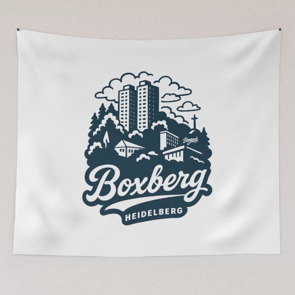 Item preview, Boxberg Heidelberg Script Lettering Design designed and sold by Boogosh.