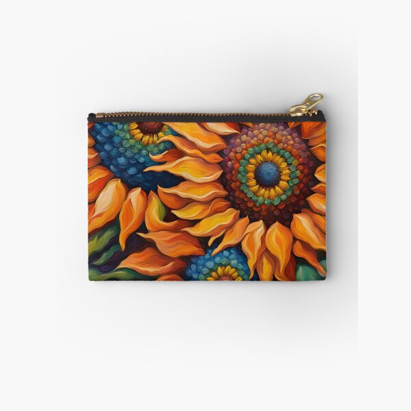 Item preview, Vibrant Sunflower Trio – Bold Colorful Floral Art designed and sold by Mama's Storeroom.