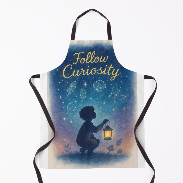 Item preview, Follow Curiosity — Cosmic Watercolor of Childlike Wonder designed and sold by MforMontessori.