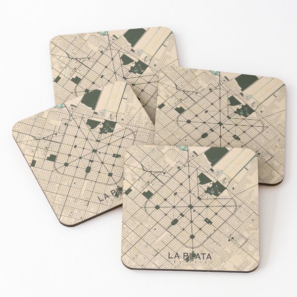 Item preview, La Plata City Map of Argentina - Vintage designed and sold by deMAP.