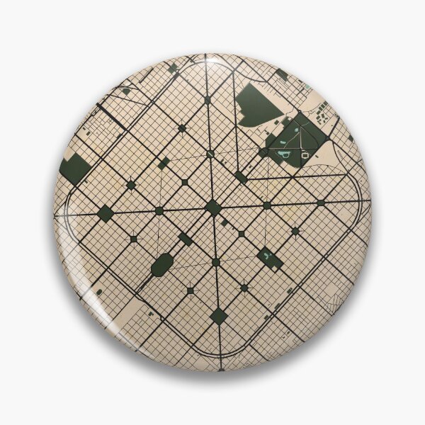 Item preview, La Plata City Map of Argentina - Vintage designed and sold by deMAP.