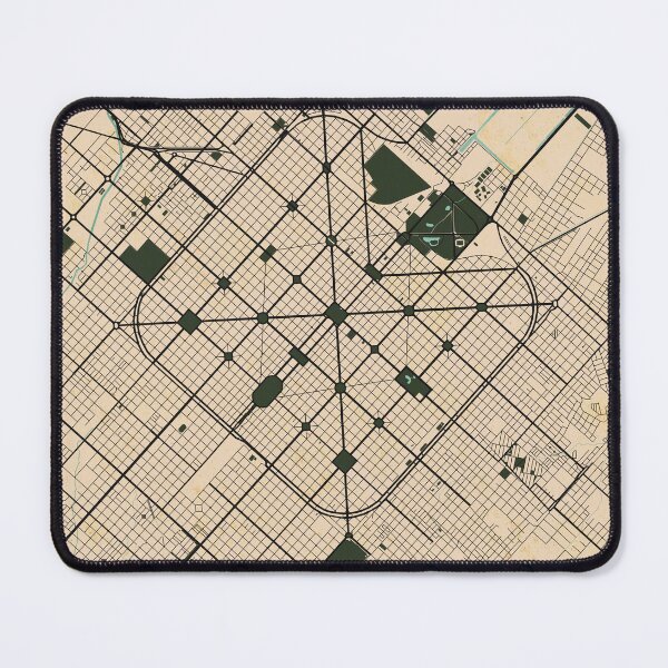 Item preview, La Plata City Map of Argentina - Vintage designed and sold by deMAP.