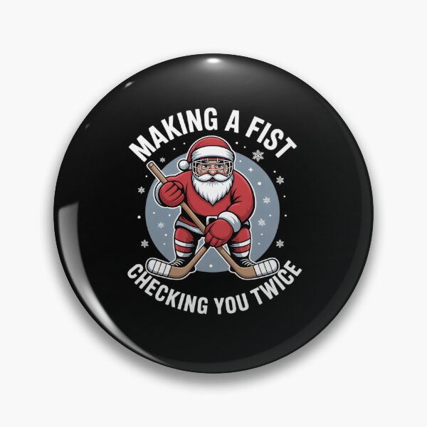 Artikelvorschau, Weihnachten Santa Hockeyspieler Torwart Weihnachten Lustige Motivation entworfen und verkauft von AmparoBoyle.