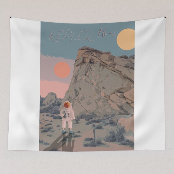 Item preview, Kepler 16 - b Original art work. space print designed and sold by RobertTaylorPri.