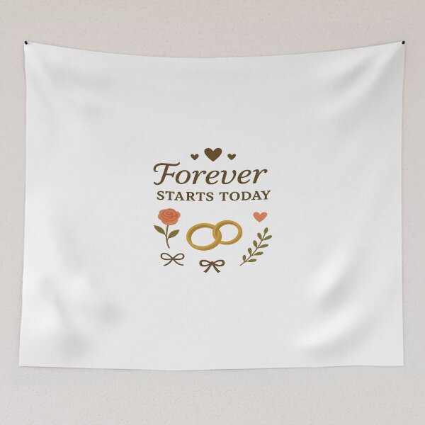 Item preview, Wedding greeting card - Forever Starts Today designed and sold by RyoSaeba90.