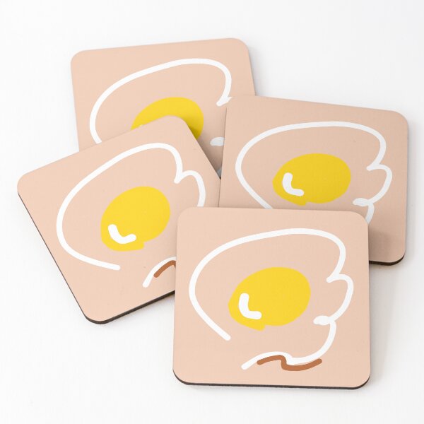 Item preview, Fried Egg Minimalist Line Art designed and sold by emilyrosealcockart.
