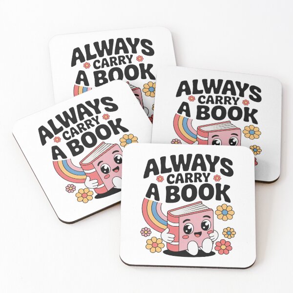Item preview, Always Carry A Book, Cute Retro Kawaii Book designed and sold by graphic-genie.