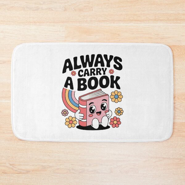 Item preview, Always Carry A Book, Cute Retro Kawaii Book designed and sold by graphic-genie.