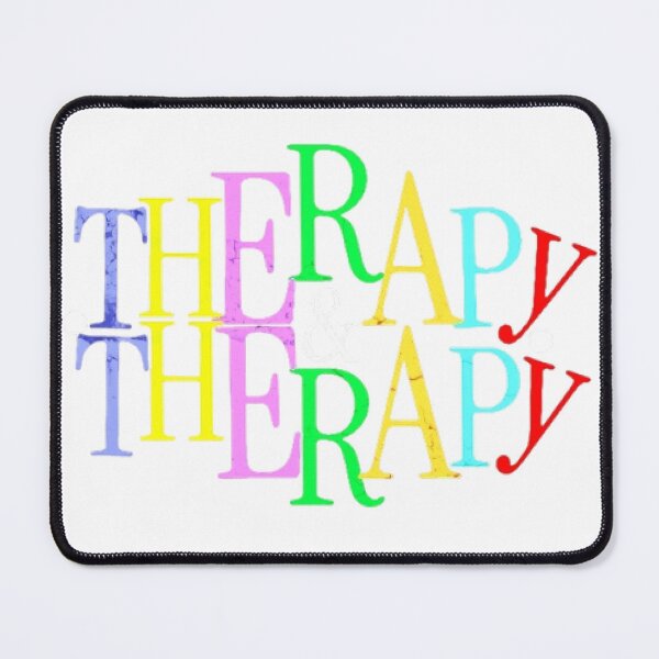 Item preview, Therapy & Therapy Multicolor Text Based designed and sold by DivineHaven.