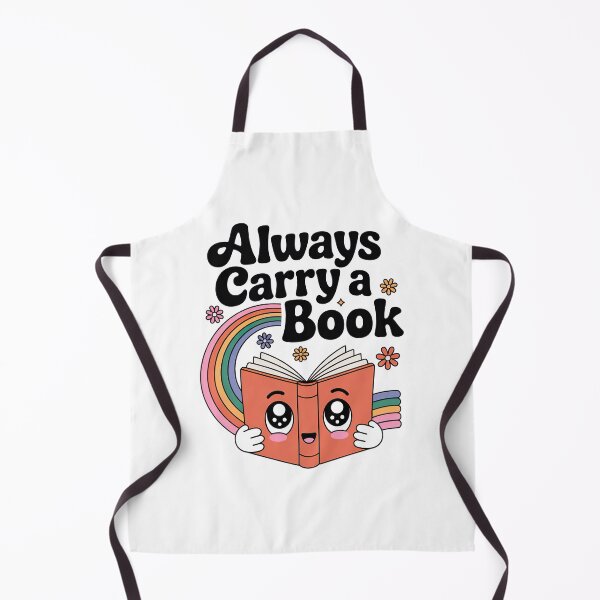 Item preview, Always Carry A Book, Cute Retro Kawaii Book designed and sold by graphic-genie.