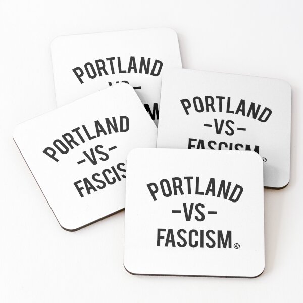 Item preview, Portland vs Fascism (Black frog footprint logo)  designed and sold by Thelittlelord.
