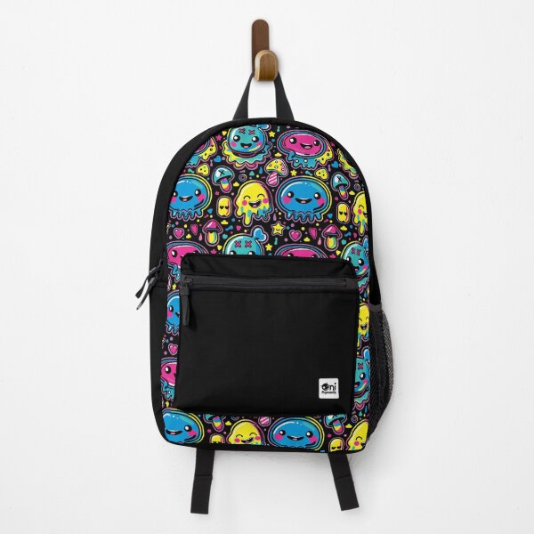 Item preview, Kawaii Kidcore Blobs over Black designed and sold by Oni Figments.