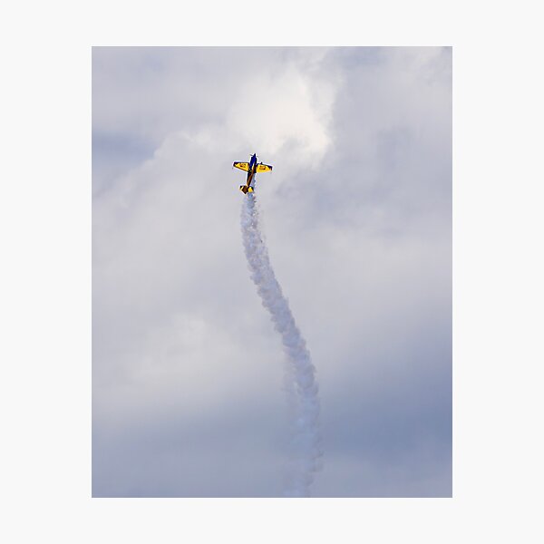 Item preview, Stunt Plane Twisting Through Clouds designed and sold by Jarrett720.